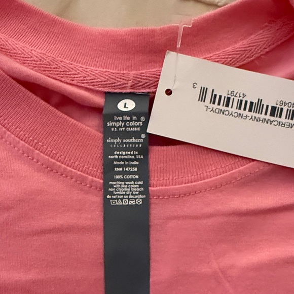 Simply Southern Pink American Honey Women’s T-Shirt - Picture 3 of 5